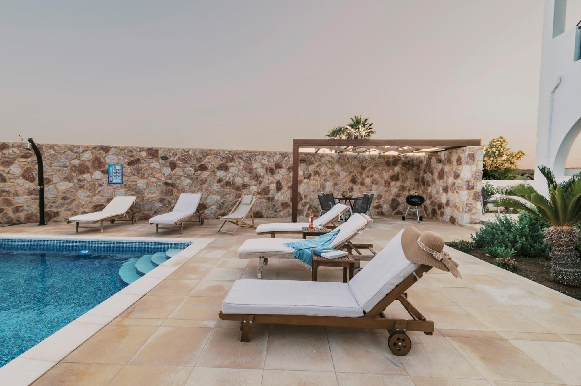 Villa Deep Blue Lachania  Exterior photo