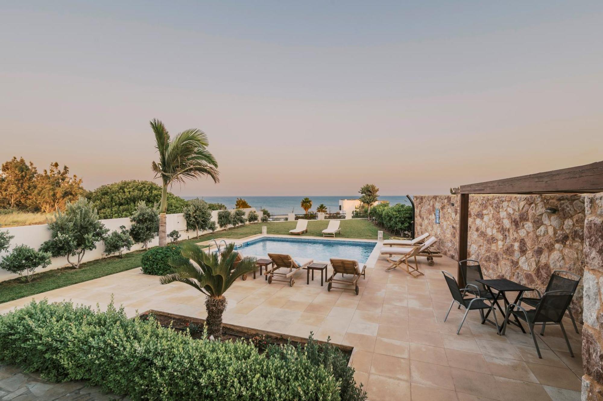 Villa Deep Blue Lachania  Exterior photo