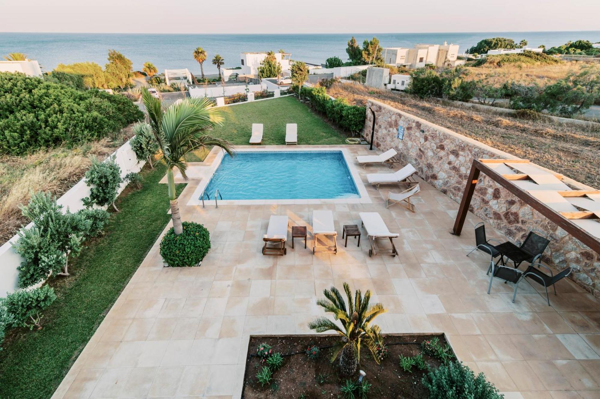 Villa Deep Blue Lachania  Exterior photo