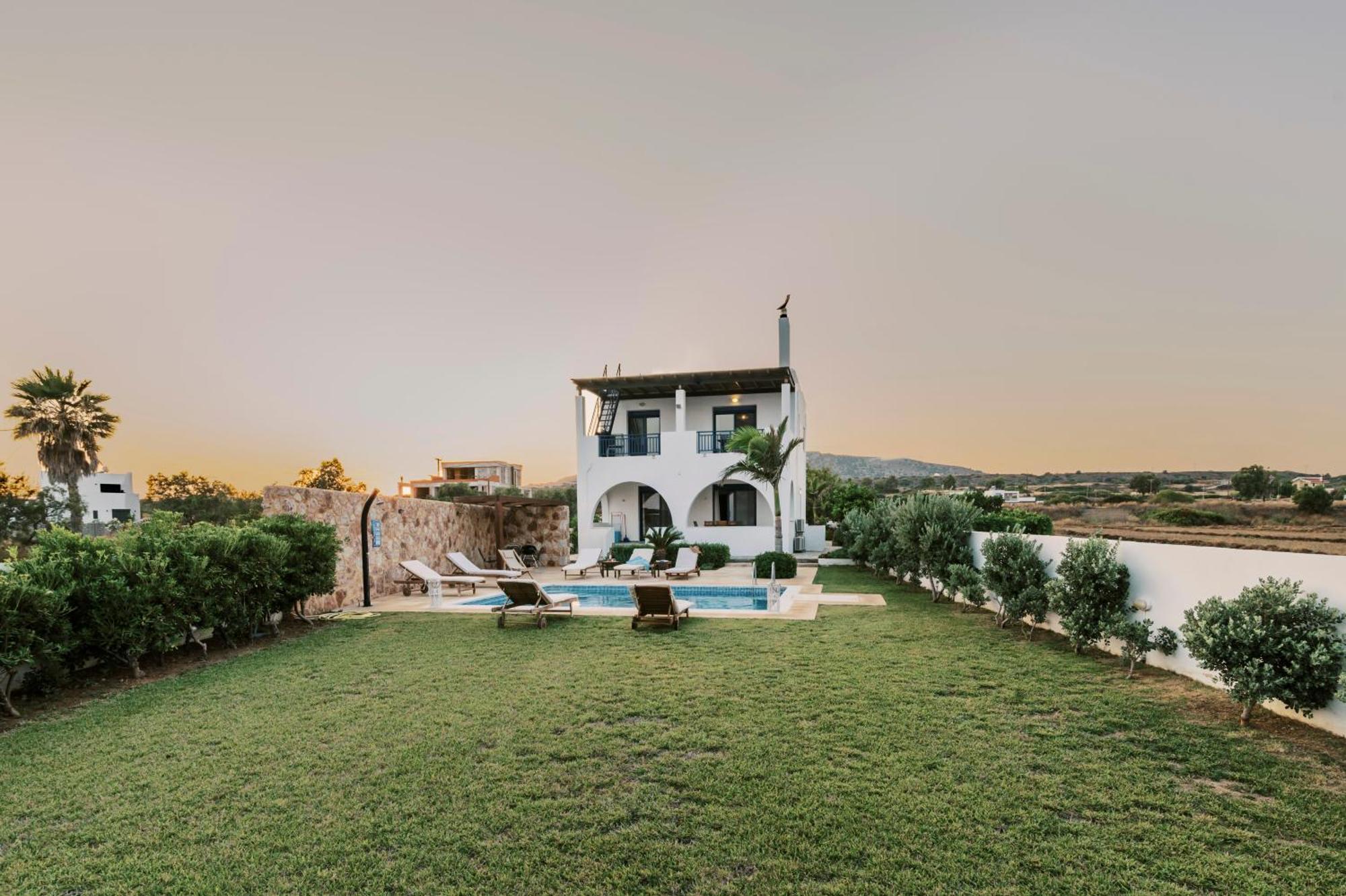Villa Deep Blue Lachania  Exterior photo
