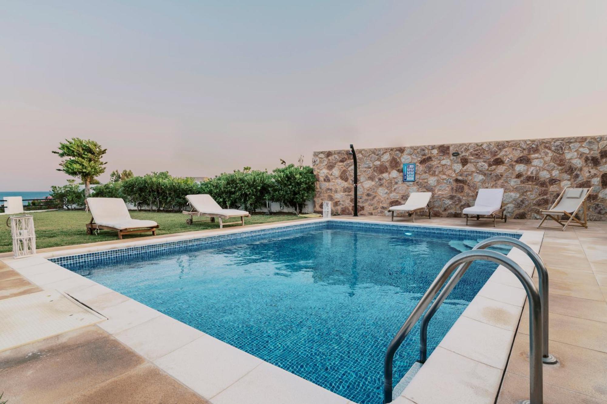 Villa Deep Blue Lachania  Exterior photo