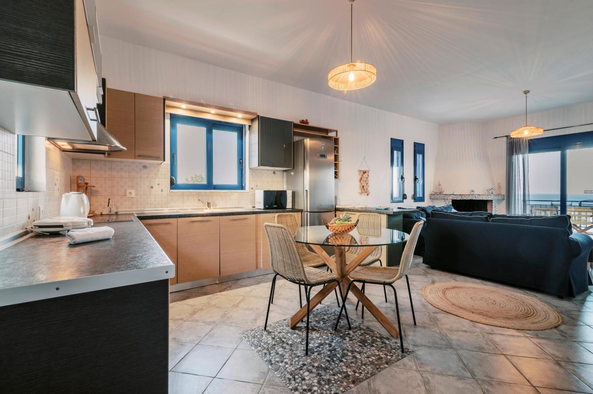 Villa Deep Blue Lachania  Exterior photo