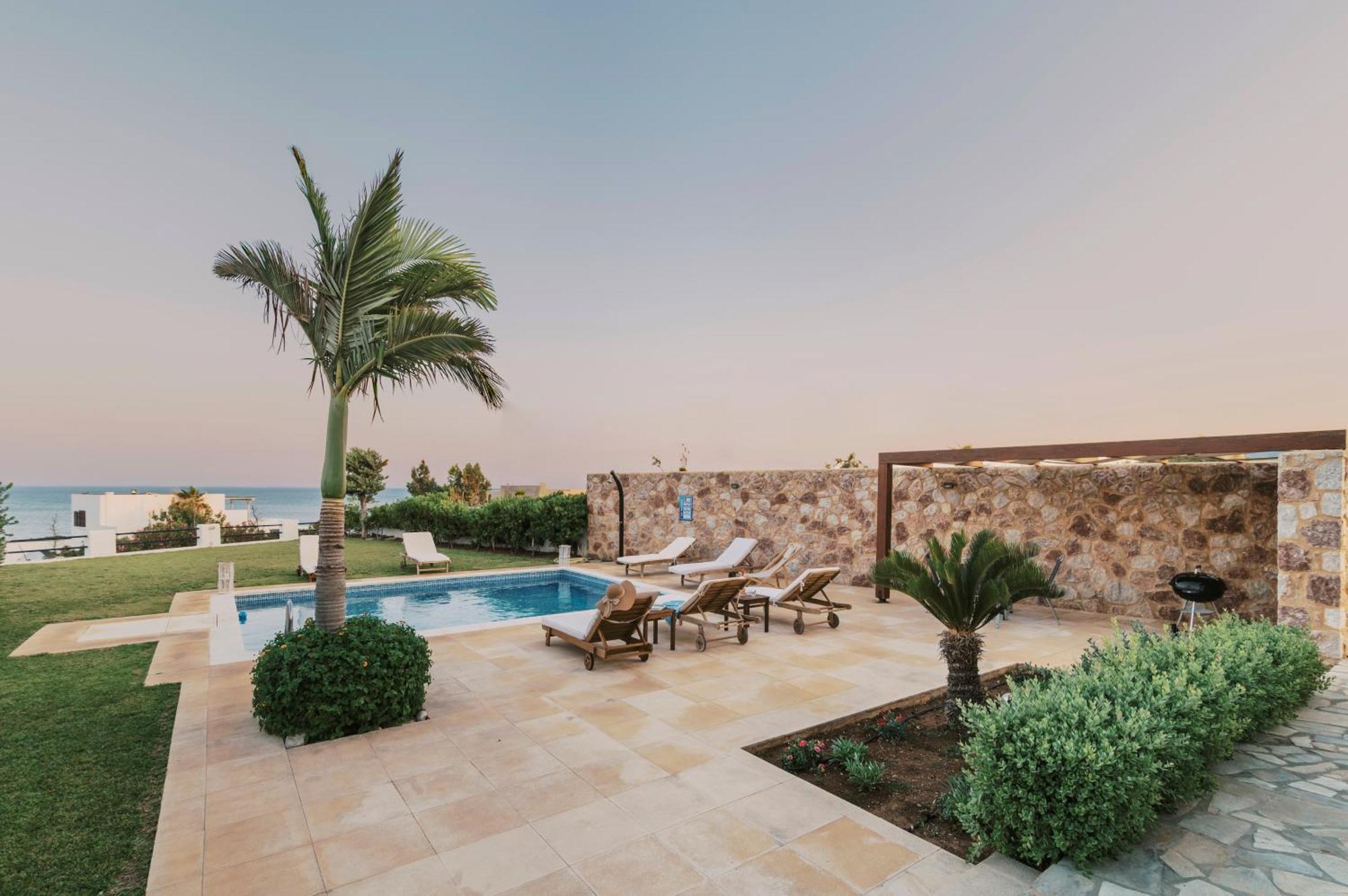 Villa Deep Blue Lachania  Exterior photo