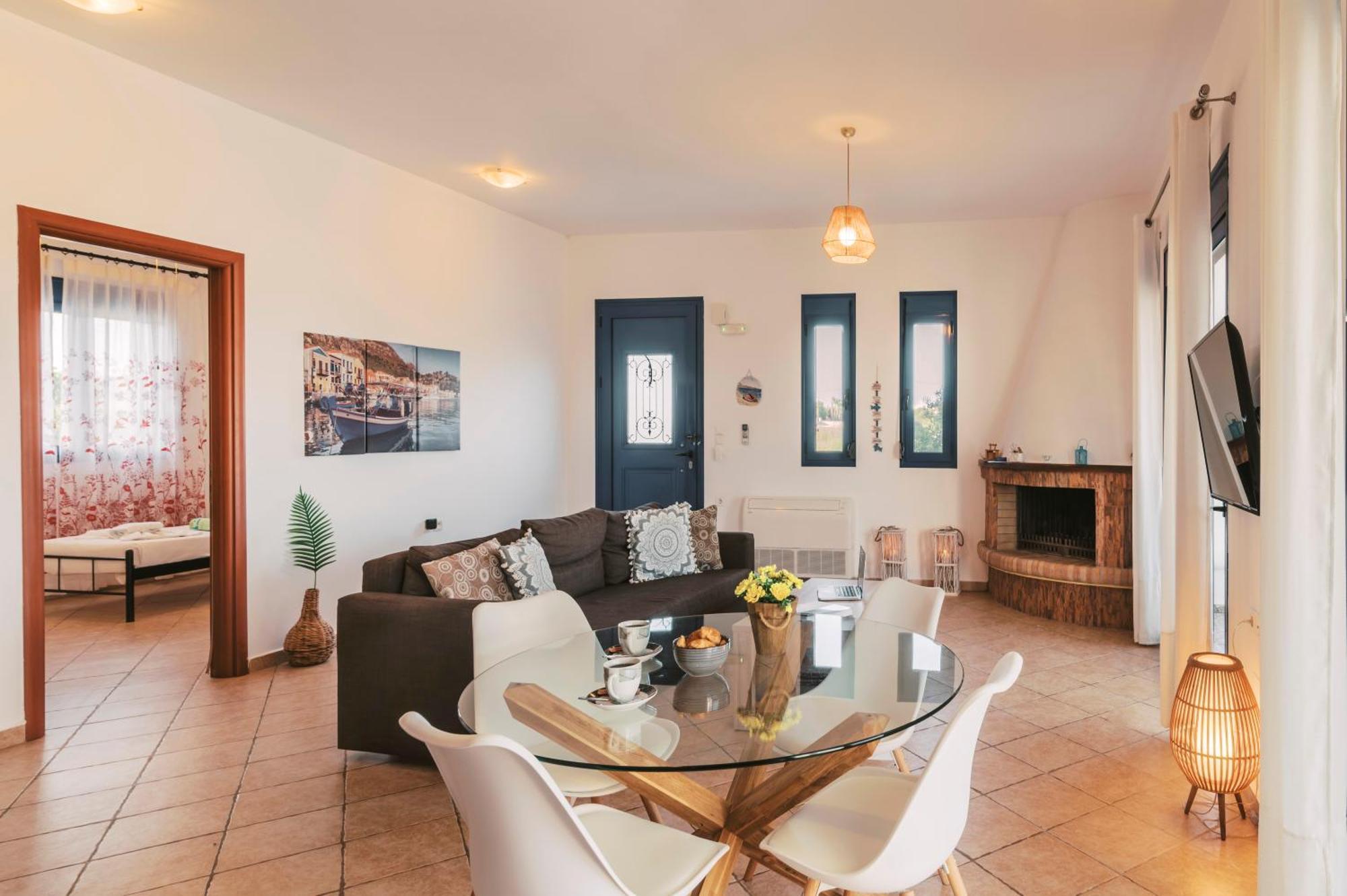 Villa Deep Blue Lachania  Exterior photo