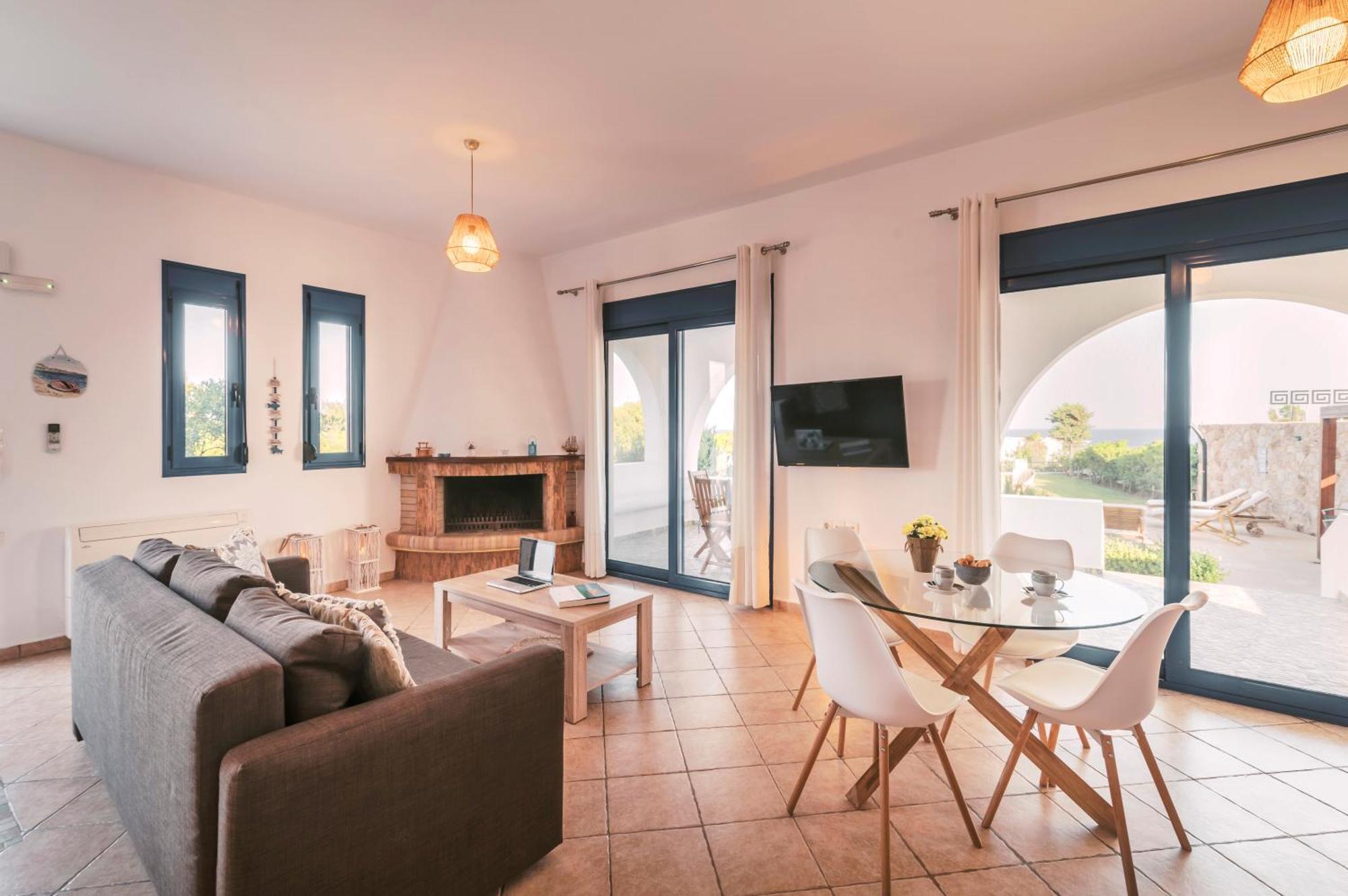 Villa Deep Blue Lachania  Exterior photo